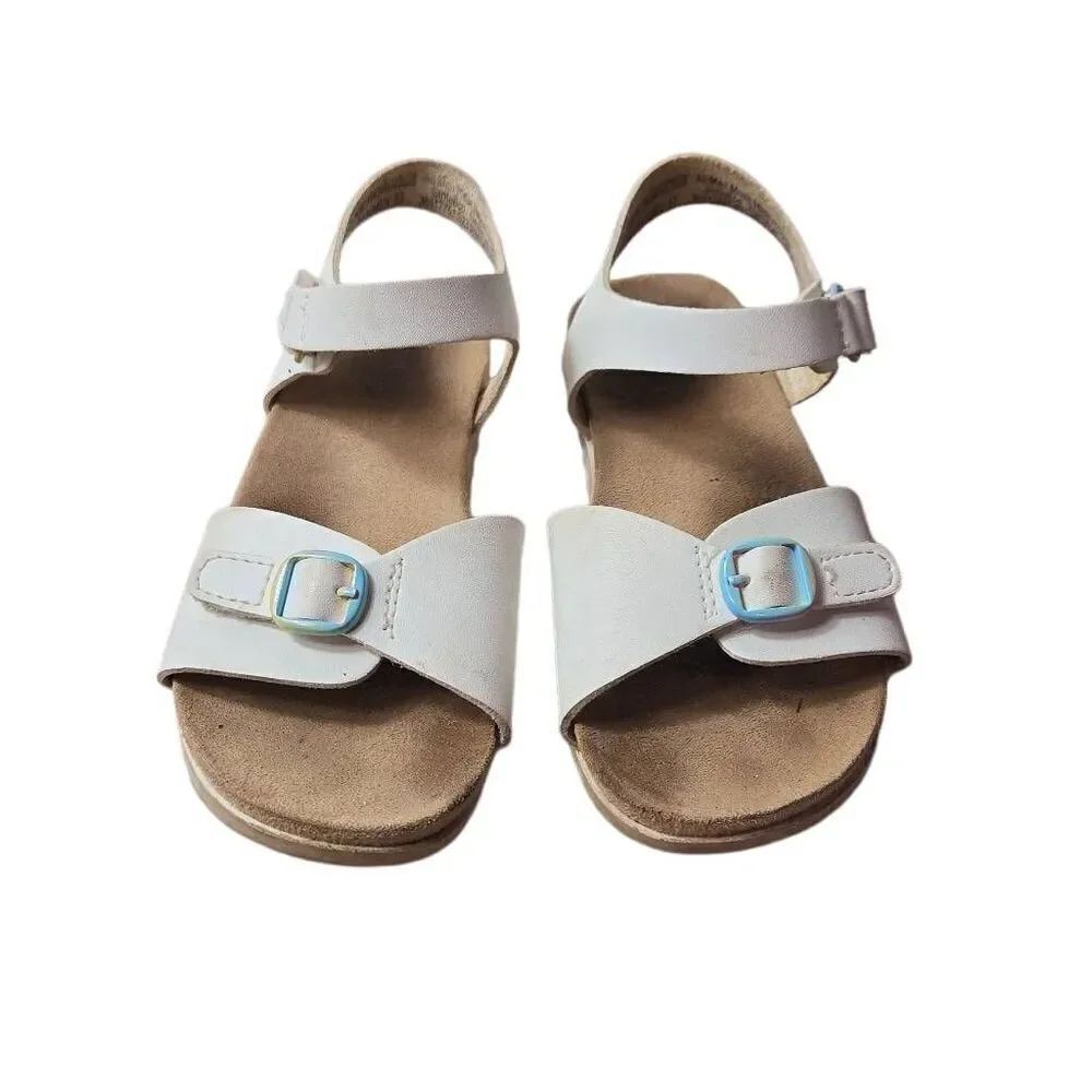 Wonder Nation sandals with rainbow buckle 10